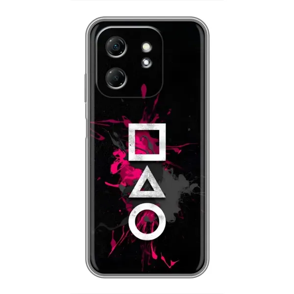 Чехол с принтом «Символы Игра кальмара» для Infinix Hot 50i