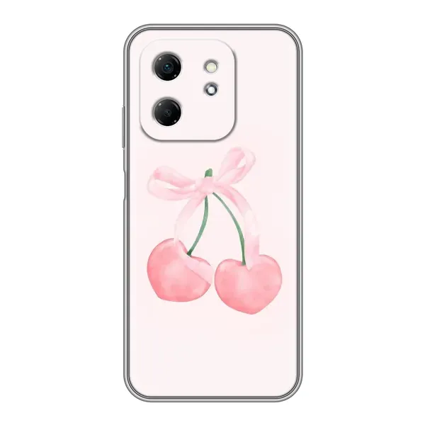 Чехол с принтом «Розовые вишни» для Infinix Hot 50i Чехол с принтом «Розовые вишни» для Infinix Hot 50i