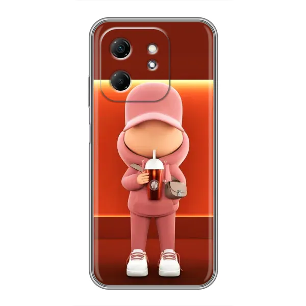 Чехол с принтом «С Кофе» для Infinix Hot 50i