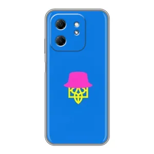 Чехлы для Infinix Hot 50i  Укр. Символика (AlphaPrint) (Шапка на гербу)