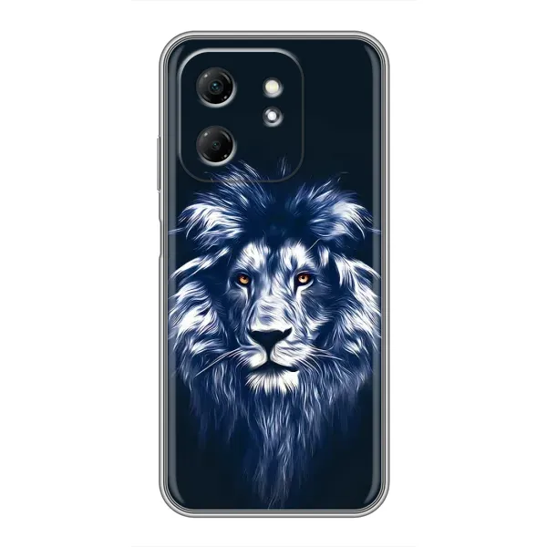 Чехол с принтом «Синий Лев» для Infinix Hot 50i