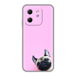 Чехлы с собаками для Infinix Hot 50i (VPrint) (Смешная собака)