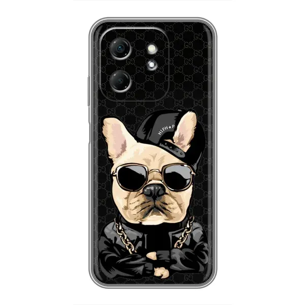 Чехол с принтом «Стильная собака» для Infinix Hot 50i