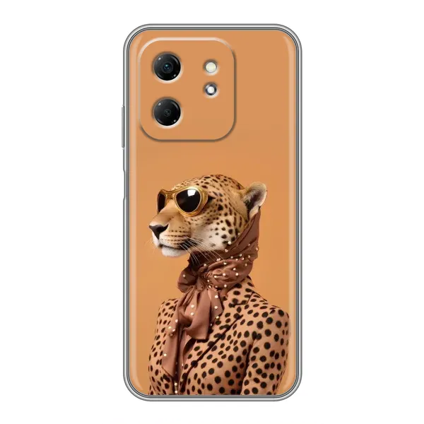 Чехол с принтом «Стильный леопард» для Infinix Hot 50i