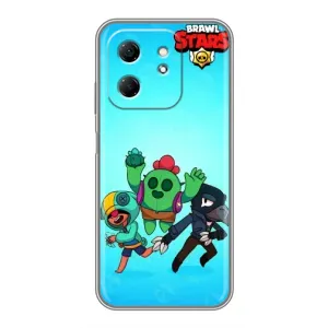 Чехлы Brawl Stars для Infinix Hot 50i (AlphaPrint) (Тріо героїв)