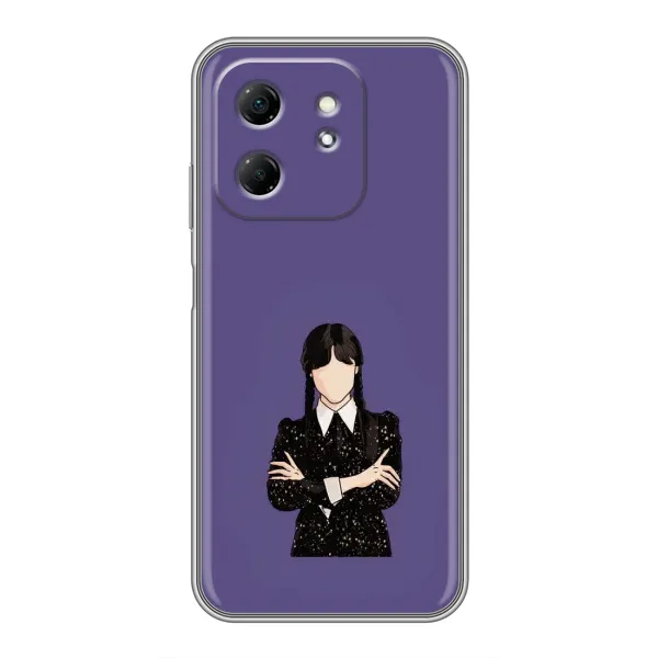 Чохол з принтом «Венздей у чорному» для Infinix Hot 50i