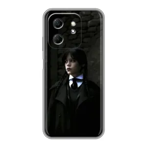 Чохол з дизайном Венздей 2 на Infinix Hot 50i (Темний стиль Венздей)