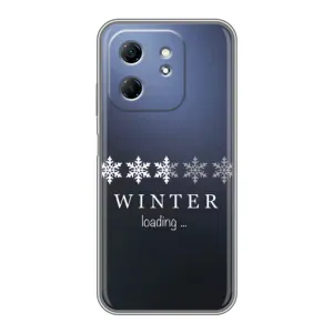 Зимние Чехлы для Хот 50і - прозрачный фон (Winter loading)