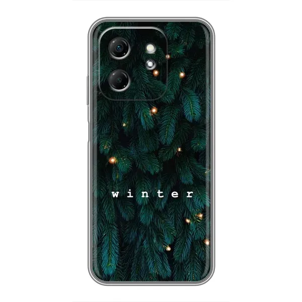 Чехол с принтом «Winter» для Infinix Hot 50i