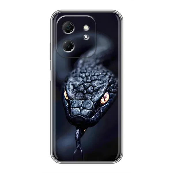 Чехол с принтом «Черная змея» для Infinix Hot 50i