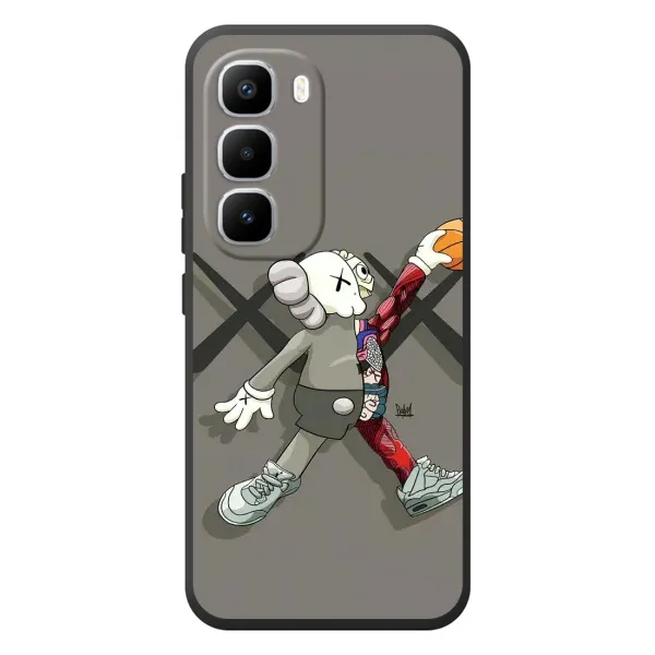 Чехол с принтом «Беарбрик Джордан» для Infinix Hot 60 Pro Plus