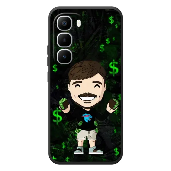 Чохол з принтом «Блогер Beast» для Infinix Hot 60 Pro Plus