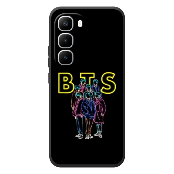 Чохол з принтом «BTS стайл» для Infinix Hot 60 Pro Plus Чохол з принтом «BTS стайл» для Infinix Hot 60 Pro Plus
