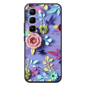 Чохли з квітами для Infinix Hot 60 Pro Plus (VPrint) (Дизайн квітів)
