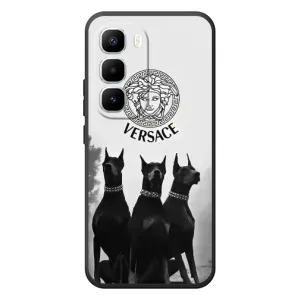 Чохли VERSACE для Хот 60 Про Плюс (PREMIUMPrint) (Доберман Версаче)