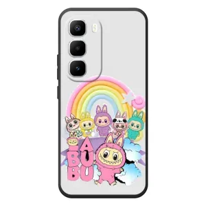 Чохол з Лабубу на Infinix Hot 60 Pro Plus (Фон Лабубу)