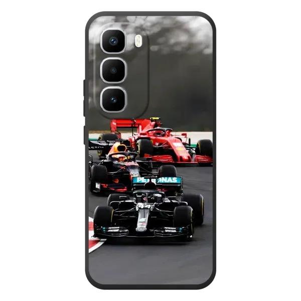 Чохол з принтом «Гонка Формула 1» для Infinix Hot 60 Pro Plus