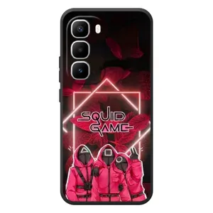 Чохол Гра в кальмара для Infinix Hot 60 Pro Plus (Охоронці Гра кальмара)