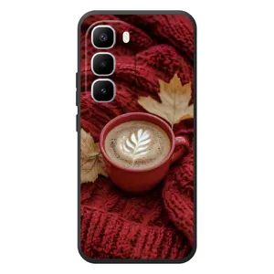 Чохол з унікальним дизайном 'Осінь з кавою' для Infinix Hot 60 Pro Plus (Кава на ковдрі)