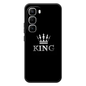 Чохол з Короною Хот 60 Про Плюс - (AlphaPrint) (KING)