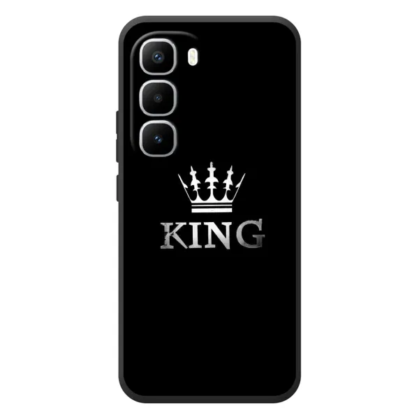 Чохол з принтом «KING» для Infinix Hot 60 Pro Plus Чохол з принтом «KING» для Infinix Hot 60 Pro Plus