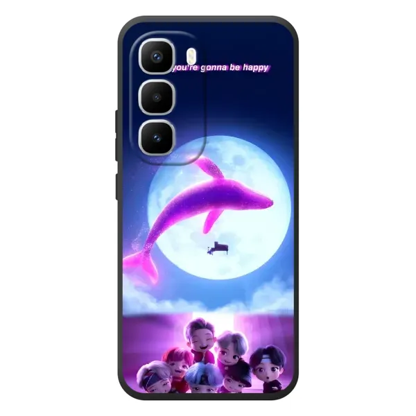 Чохол з принтом «КИТ BTS» для Infinix Hot 60 Pro Plus Чохол з принтом «КИТ BTS» для Infinix Hot 60 Pro Plus