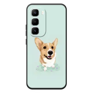 Чохли з собаками для Infinix Hot 60 Pro Plus (VPrint) (Коргі)