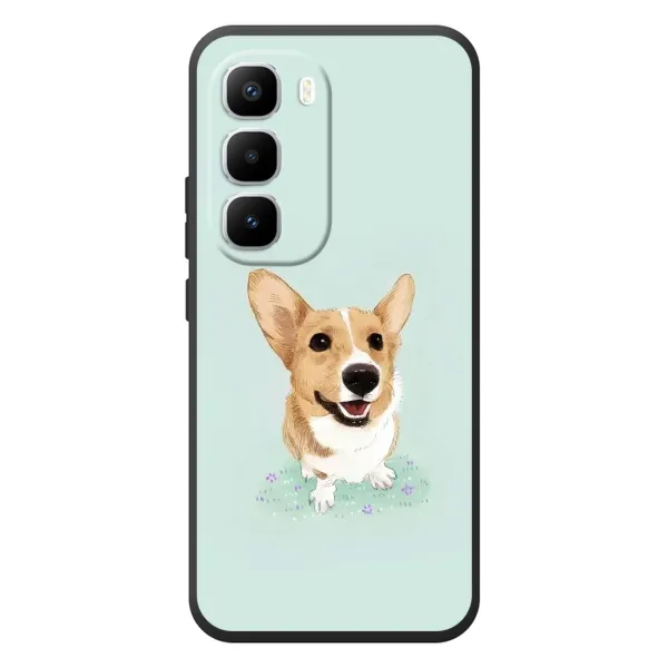 Чехол с принтом «Корги» для Infinix Hot 60 Pro Plus Чехол с принтом «Корги» для Infinix Hot 60 Pro Plus