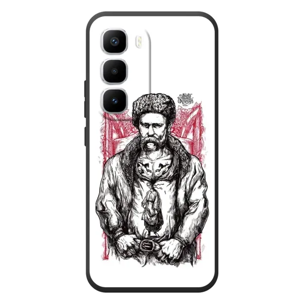 Чохол з принтом «Козак Шевченко» для Infinix Hot 60 Pro Plus Чохол з принтом «Козак Шевченко» для Infinix Hot 60 Pro Plus