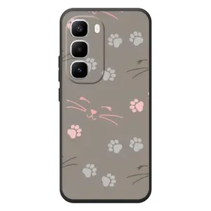 Чохол з малюнком кіт на Infinix Hot 60 Pro Plus (Лапи і вуса)