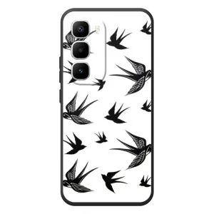 Чохол з пташками на Infinix Hot 60 Pro Plus (VPrint) (Ластівки)