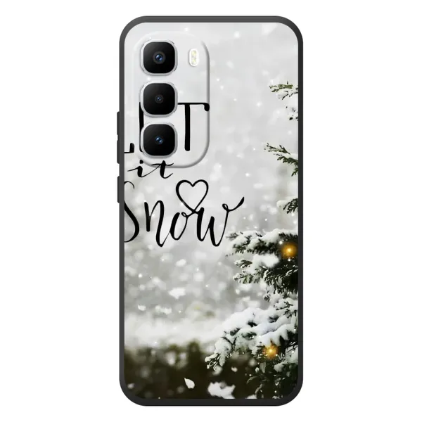 Чехол с принтом «Let it snow» для Infinix Hot 60 Pro Plus Чехол с принтом «Let it snow» для Infinix Hot 60 Pro Plus