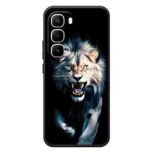 Чохол з принтом «Лев у темряві» для Infinix Hot 60 Pro Plus