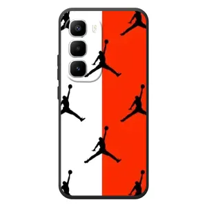 Чохли для Infinix Hot 60 Pro Plus - з картинкою JORDAN (AlphaPrint) (Лого Джордан)