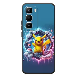 Чохол з Пікачу на Infinix Hot 60 Pro Plus (Лого Пікачу)