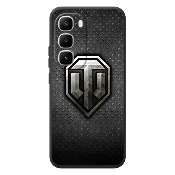 Чохол з принтом «Лого Tanks» для Infinix Hot 60 Pro Plus Чохол з принтом «Лого Tanks» для Infinix Hot 60 Pro Plus