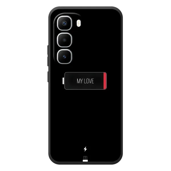 Чехол с принтом «Love battery» для Infinix Hot 60 Pro Plus