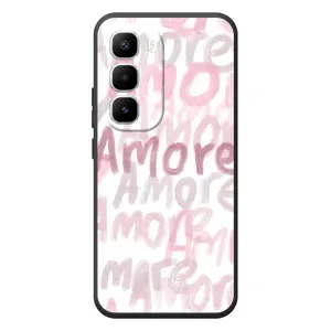 Чохол з розовим принтом для Infinix Hot 60 Pro Plus (Аморе любов)
