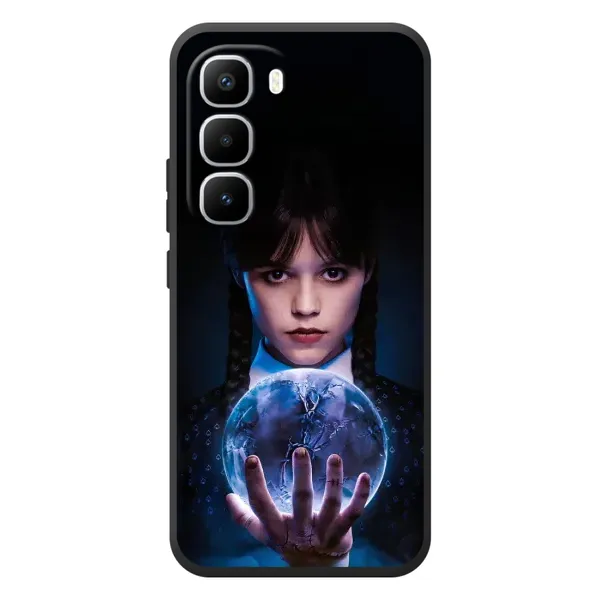 Чохол з принтом «Магічна сфера Венздей» для Infinix Hot 60 Pro Plus Чохол з принтом «Магічна сфера Венздей» для Infinix Hot 60 Pro Plus