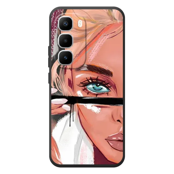 Чохол з принтом «Макіяж» для Infinix Hot 60 Pro Plus