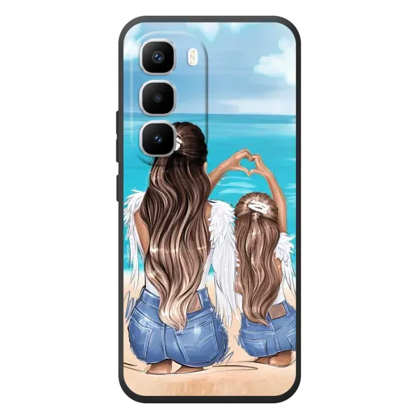 Чохол з принтом «Мама з донькою» для Infinix Hot 60 Pro Plus Чохол з принтом «Мама з донькою» для Infinix Hot 60 Pro Plus