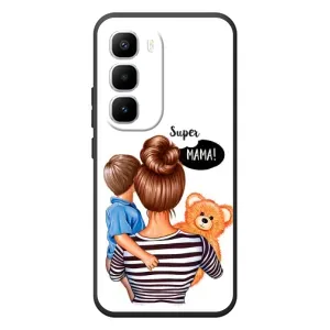 Чохол з друком для Infinix Hot 60 Pro Plus - (Мама з дитинкою) (AlphaPrint) (Мама з синочком)