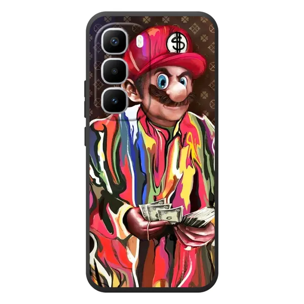 Чехол с принтом «Mario LV» для Infinix Hot 60 Pro Plus