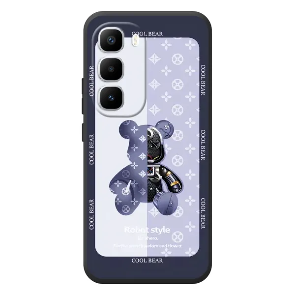 Чохол з принтом «Медведик LV» для Infinix Hot 60 Pro Plus