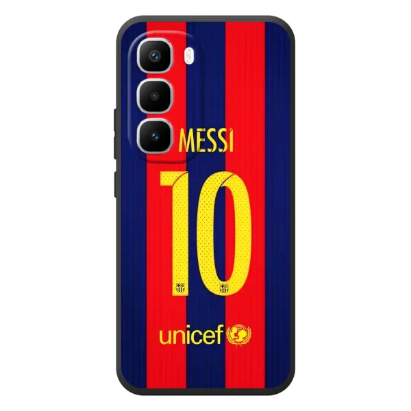 Чохол з принтом «Messi Barca 10» для Infinix Hot 60 Pro Plus