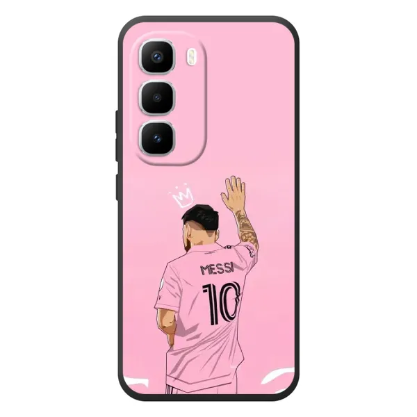 Чохол з принтом «Мессі Маямі» для Infinix Hot 60 Pro Plus