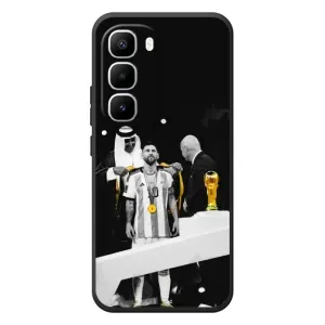 Чохли для Infinix Hot 60 Pro Plus (Leo чемпіон) (AlphaPrint) (Мессі коронований)