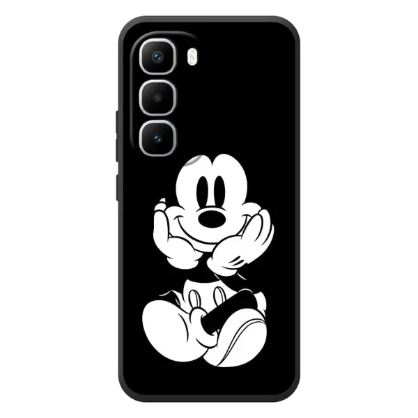 Чохол з принтом «Маус на чорному» для Infinix Hot 60 Pro Plus