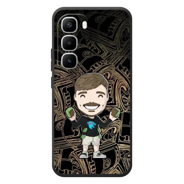 Чохол з принтом «Mister Beast» для Infinix Hot 60 Pro Plus