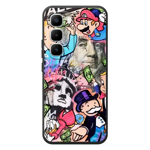 Чохол з принтом «Monopoly man» для Infinix Hot 60 Pro Plus